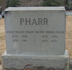 Walter Springs Pharr 