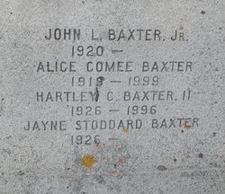 Hartley Cone “Barney” Baxter 