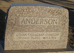 Eula Lillian <I>Callaghan</I> Anderson 