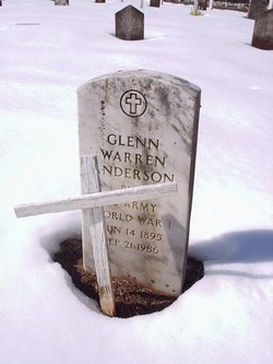 Pvt Glenn Warren Anderson 
