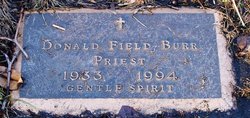 Rev Donald Field Burr 