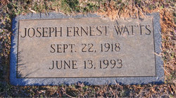 Joseph Ernest Watts 