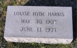 Louise <I>Hyde</I> Harris 