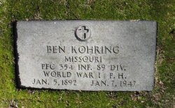 Benjamin A “Ben” Kohring 