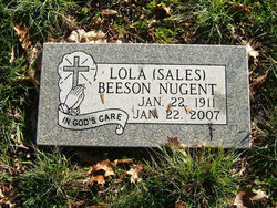 Lola Mae Beeson <I>Sales</I> Nugent 