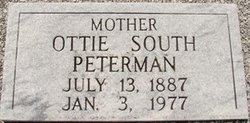Ottie <I>South</I> Peterman 