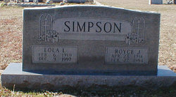 Lola <I>Hudson</I> Simpson 