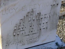 Lucy E. <I>Reynolds</I> Bowden 