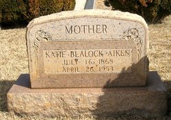 Martha Katherine “Katie” <I>Blalock</I> Aiken 