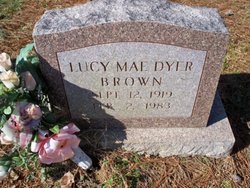 Lucy Mae <I>Dyer</I> Brown 
