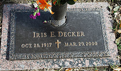 Iris Earline Decker 