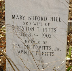 Mary Buford <I>Hill</I> Pitts 