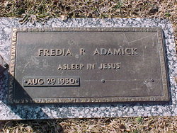 Fredia R. <I>Carmack</I> Adamick 