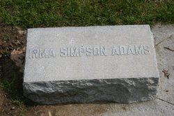 Irma G <I>Simpson</I> Adams 