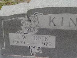 J W Dick King 