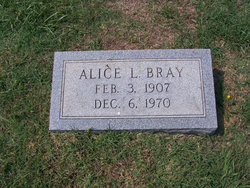 Mrs Alice <I>Lewis</I> Bray 