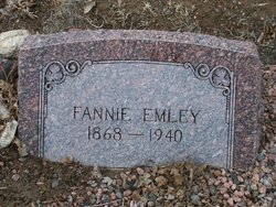 Martha Frances “Fannie” <I>Owens</I> Emley 