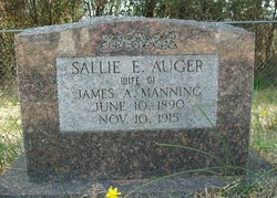 Sallie E. <I>Auger</I> Manning 