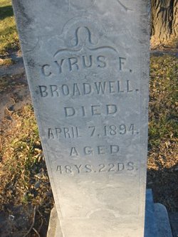 Cyrus Francis Broadwell 