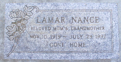 Mrs Lamar <I>Looney</I> Nance 