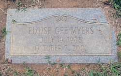 Eloise <I>Gee</I> Myers 