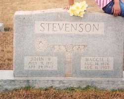 Maggie Elizabeth <I>McCoy</I> Stevenson 