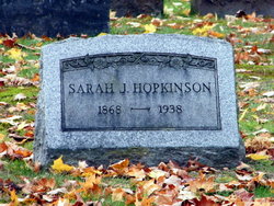 Sarah J. <I>Hutley</I> Hopkinson 