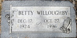 Betty J <I>Bradley</I> Willoughby 