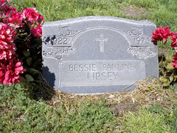 Bessie Pauline <I>Mathias</I> Lipsey 
