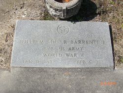 PVT William Edgar Barrentine 