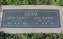 Faye Agnes <I>Harkins</I> Adam 