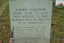 Emma <I>Sansom</I> Johnson 