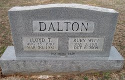 Ruby <I>Witt</I> Dalton 