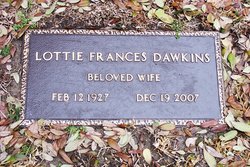 Lottie Frances <I>Hicks</I> Dawkins 