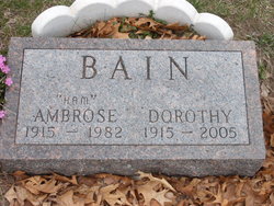 Dorothy E. <I>Dean</I> Bain 