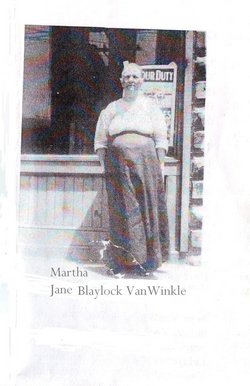 Margaret Jane <I>Blaylock</I> VanWinkle 
