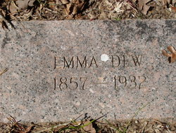 Emma Elizabeth <I>Williamson</I> Dew 