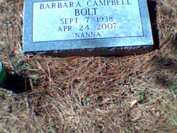 Barbara Rose “Nanna” <I>Campbell</I> Bolt 