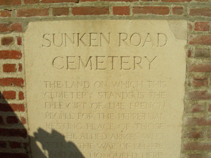 Sunken Road Cemetery