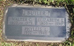Elizabeth Louise <I>Luttge</I> Butler 