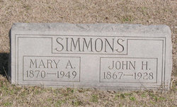 Mary Ann <I>Arnold</I> Simmons 