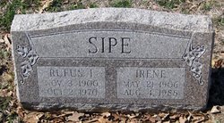 Rufus Isaac “R. I.” Sipe 