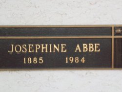 Josephine Mary <I>Wardwell</I> Abbe 