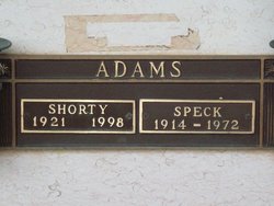 Ernest Merle “Speck” Adams 