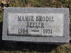 Mamie <I>Brodie</I> Beeler 