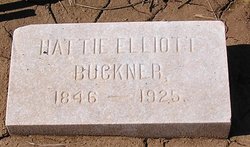Harriet Edmonds “Hattie” <I>Elliott</I> Buckner 