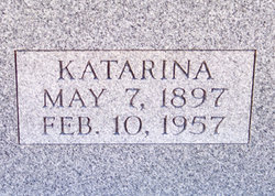 Katarina (Katherine) <I>Spinner</I> Eberhardt 
