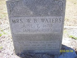 Mrs W. B. Waters 
