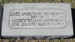 Mary Griswold <I>Armistead</I> Ainsworth 