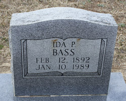 Ida Pauline <I>Patterson</I> Bass 